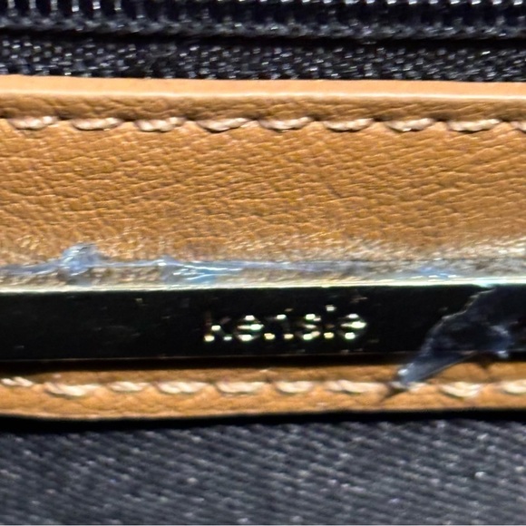 KENSIE Bohemian Boho Vegan Leather Saddle Style 2 Tassels Crossbody Bag Purse - Picture 10 of 12